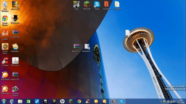 Windows 8 aero glass ve başlat menüsü ekleme.(Win 8.1 için geçerli!!) смотреть онлайн