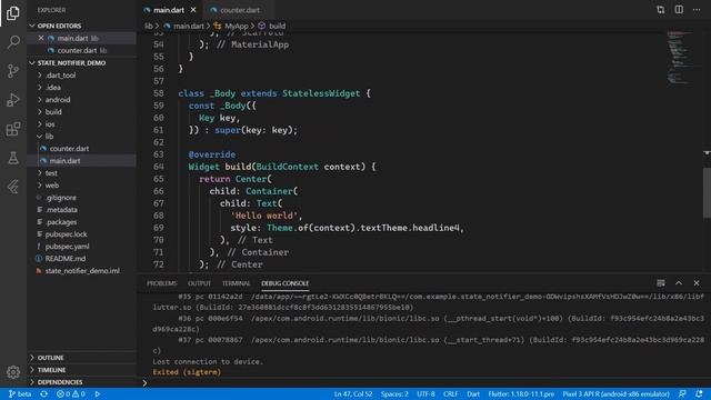 Provider with StateNotifier - Easy State Management for Flutter смотреть онлайн