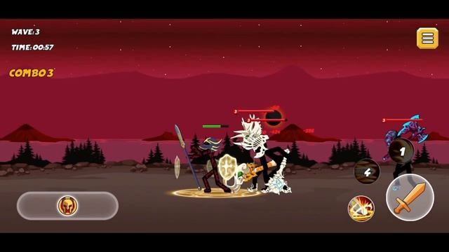 Stickman Legacy Giant War #10 - BOSS - Android Gameplay смотреть онлайн