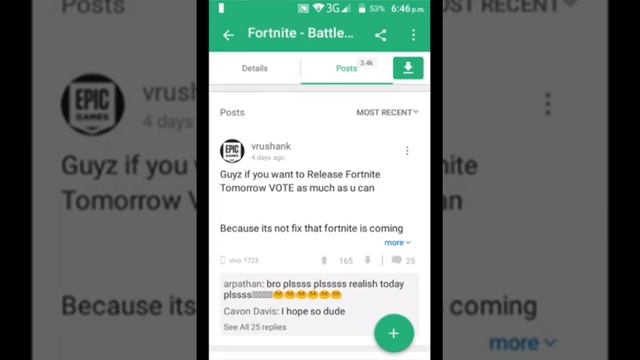 Fortnite released in apkpure just hours ago... смотреть онлайн