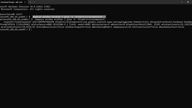 how to find app package and app activity of Android app via terminal смотреть онлайн