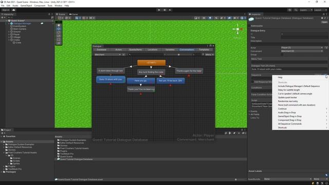 Dialogue System for Unity 2.x Quests Tutorial смотреть онлайн