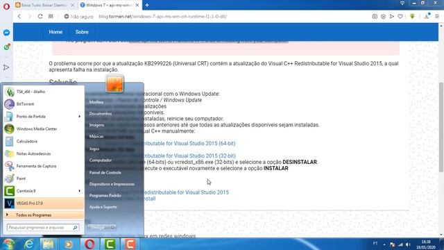 Como Resolver o erro sfvstproxystubx86.dll Do Sony Vegas (2020) смотреть онлайн