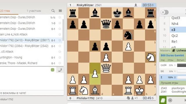 Гамбит Дураса (Duras Gambit)