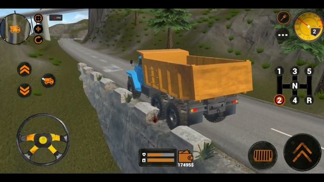 Dumper Truck Driver Simulator #4 - Offroad Backhoe Loder Game - Android Gameplay смотреть онлайн