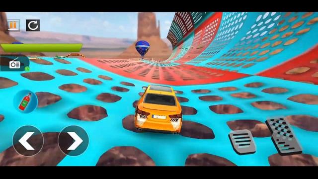 Mega Ramp Car Stunt #megaramp #megacar #carstunts смотреть онлайн