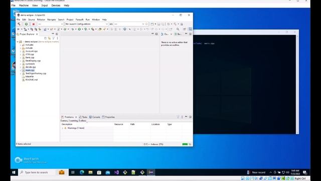 Eclipse build & debug a C++ Makefile project смотреть онлайн