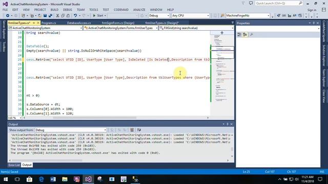 Chat System Part 3 User Types Form in C# C Sharp смотреть онлайн