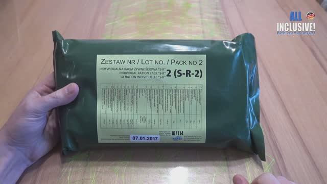 СухПай Польши ИРП Вар. 2 S-R-2 Разовый сухой паёк Польша. смотреть онлайн