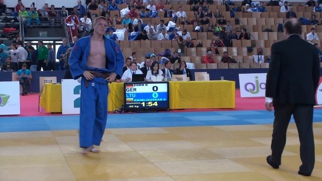 ECC Berlin 2014 90kg Zorn (GER) vs Kmieliauskas (LTU) смотреть онлайн