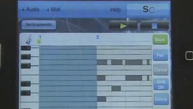 Using the MIDI editor смотреть онлайн