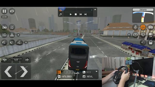 NYETIR BUS, TRUK SAMPAI MOBIL BALAP DI HP ANDROID PAKAI STEERING WHEEL смотреть онлайн