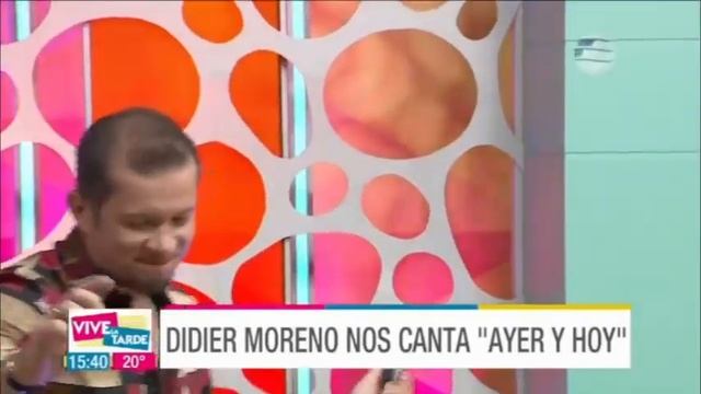 En vivo en #VLT 💖👉🏻Didier Moreno nos canta "Ayer y Hoy" 🎶🎙️ смотреть онлайн