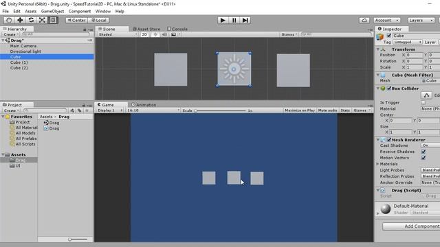 Unity Drag GameObject With Touch in Hindi смотреть онлайн