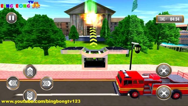 Firefighter Truck Driving Simulator - Fire Truck Driver Rescue 3D | Android Gameplay #220321 смотреть онлайн
