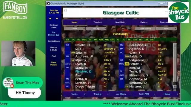 BHOYCIE BUS CHAMPIONSHIP MANAGER 01/02 STREAM | SEASON 2, EP. 9 смотреть онлайн