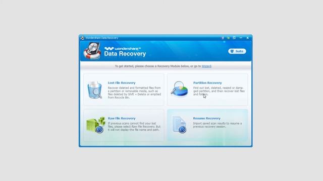Resume Recovery of Wondershare Data Recovery (Win) смотреть онлайн