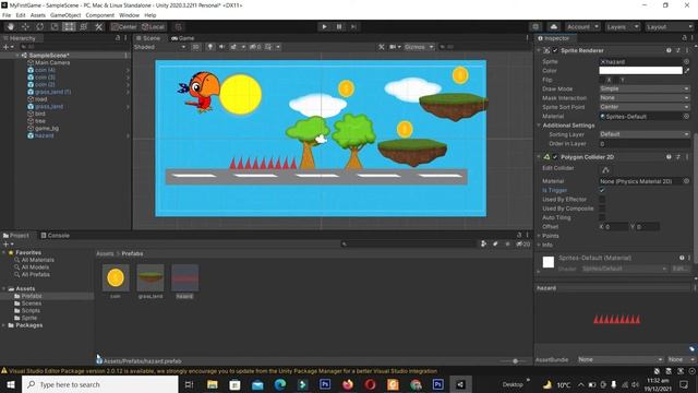 Hazards & Obstacles in Unity 3D - 10 - Android Game Development in Unity 3D Tutorial смотреть онлайн