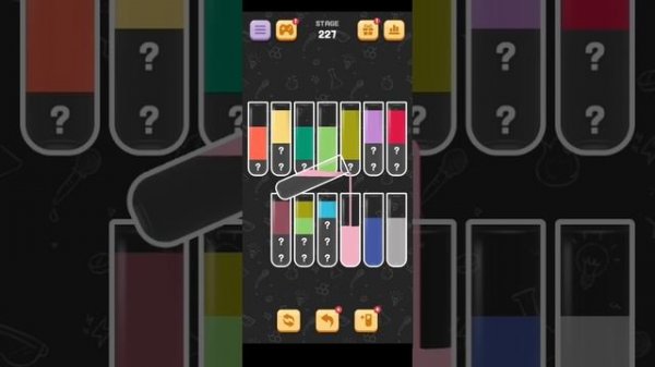 Water Sort Quest Level 227 Walkthrough Solution Android/iOS