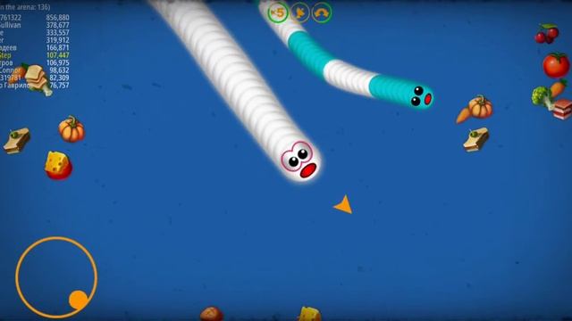 Worms Zone .io Gameplay Walkthrough Part 1 [iOS/Android Games]