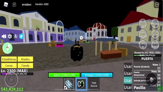 Jugando Blox Fruits en CELULAR смотреть онлайн