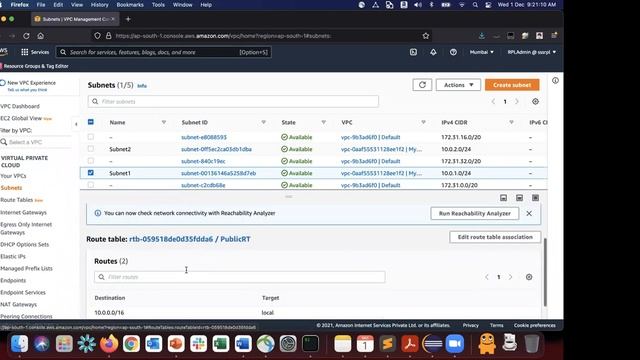 RPL2021 - AWS Public/Private Subnets and Custom Route Tables смотреть онлайн