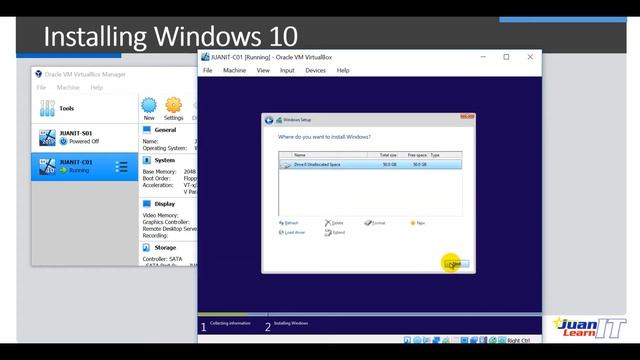 CNSD V03 Installing Windows 10 on a VirtualBox смотреть онлайн