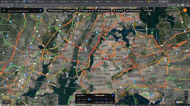 Display Google map live traffic on Windows PC смотреть онлайн
