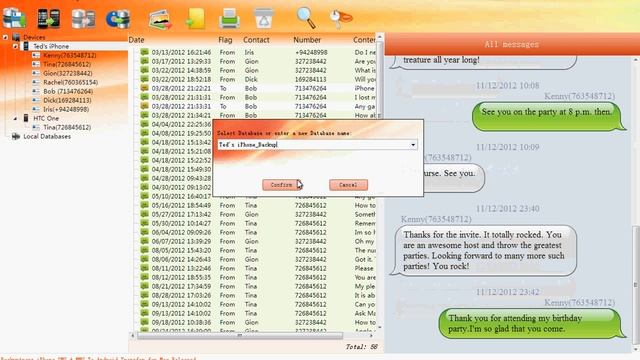 Transfer text messages from iPhone to HTC One смотреть онлайн