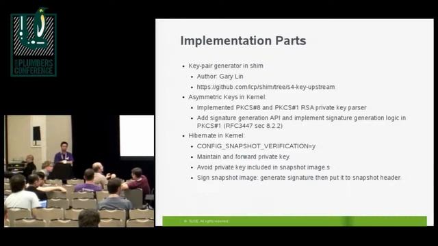 Signature Verification fo Hibernate Snapshot - Joey Lee, Suse смотреть онлайн