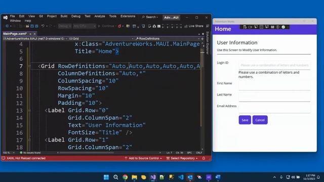 Use Stacks and Flex Layouts 4 of 18  Building Apps with XAML and NET MAUI