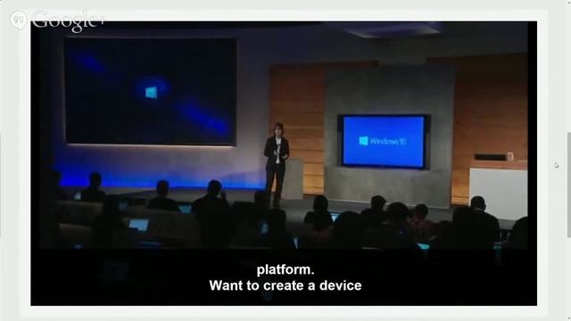 Windows 10 Consumer Preview Livestream смотреть онлайн