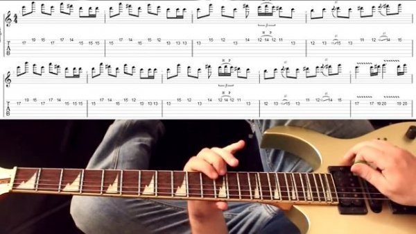 Разбор всего трека Master of Puppets - Metalliсa. Все гитарные партии.