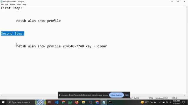 CMD : Show Wi-Fi Password | Windows 10 / 11 смотреть онлайн