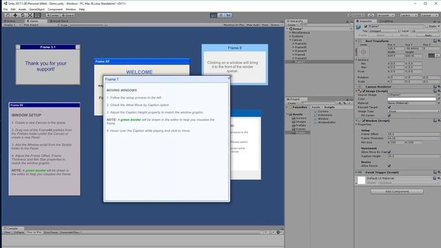 Unity Lively Windows Demo 1 смотреть онлайн