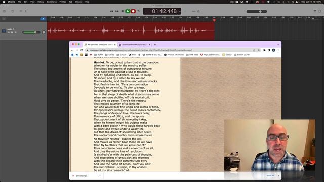 Audio Essay Recording and Editing Demo in GarageBand смотреть онлайн