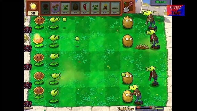 Plant Vs Zombie Mini Games ZomBotany, #1 смотреть онлайн