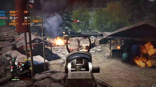 Far Cry 4 RX 5700 XT Powercolor Red Dragon Benchmark Ryzen 2600 2160p 4K смотреть онлайн