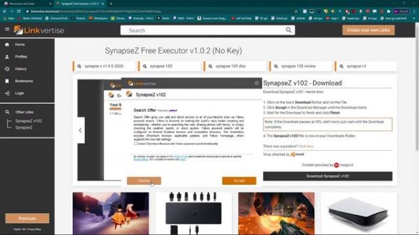 👌SynapseZ High Level Free Roblox Executor (No Key)👌