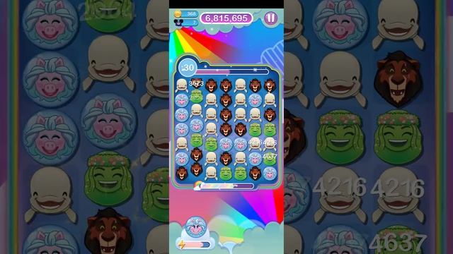 Disney Emoji Blitz Gameplay - MADAME PIGOTA - Skill Level 5 смотреть онлайн