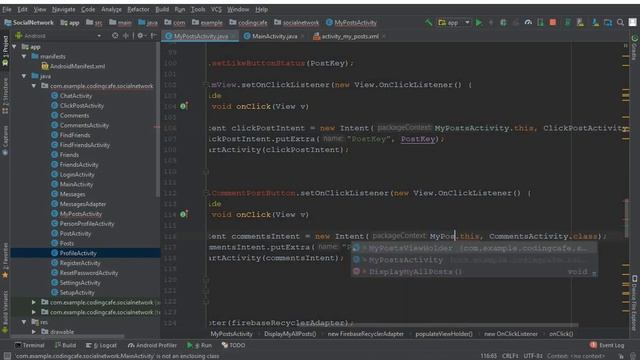 Make an App like Instagram Android Studio Social Media App Tutorial 67 Likes And Comments смотреть онлайн
