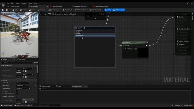 Baking Niagara fluids smoke to use in Android in UE5 смотреть онлайн
