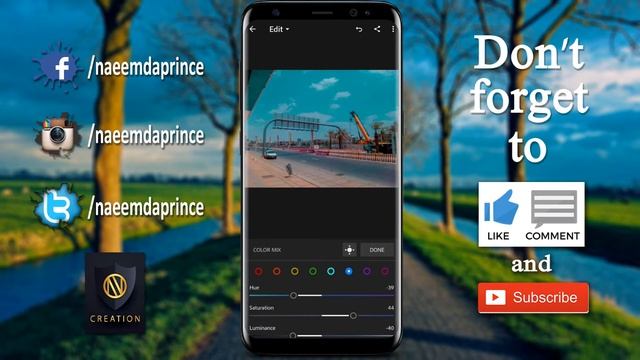 Android Lightroom Tutorial | Photo Color Grading | ORANGE and TEAL Look смотреть онлайн