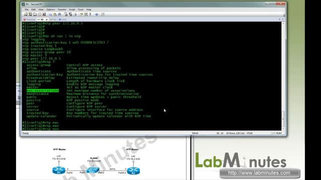 LabMinutes# RS0003 - Cisco Network Time Protocol (NTP) Configuration смотреть онлайн