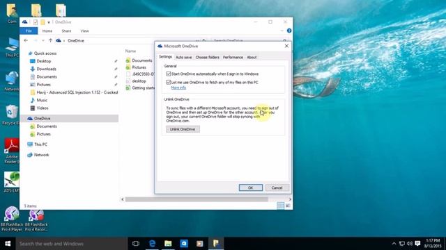 windows 10 OneDrive Location Change and Setup смотреть онлайн