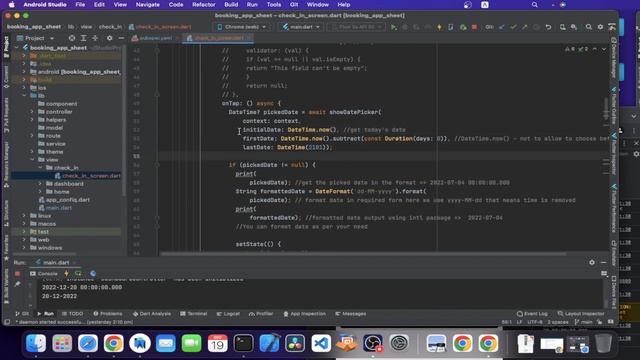 Flutter | Flutter Date picker in textFromInput | Form validation | Date formatter | 2023 смотреть онлайн