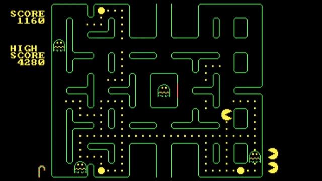 Playing PCMan on emulated IBM 5150 on PCEM смотреть онлайн
