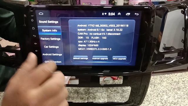 Toyota Old Fortuner Android Double Din, 2GB RAM, 16GB ROM смотреть онлайн