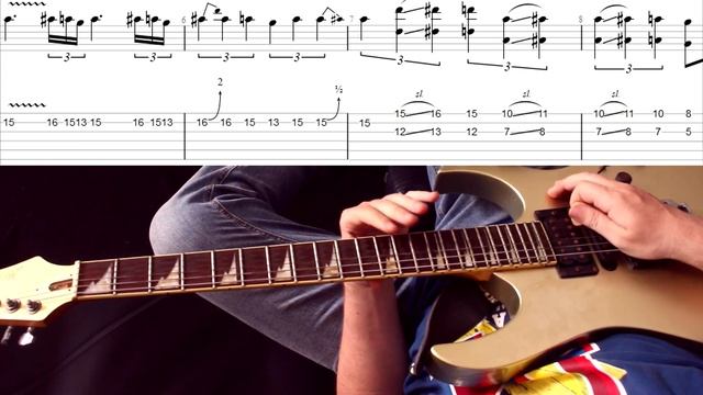 Играем соло Slipknot - Psychosocial. Разбор с табами. смотреть онлайн