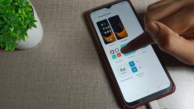 How to change icon Size in oppo A31 phone, change icons size смотреть онлайн
